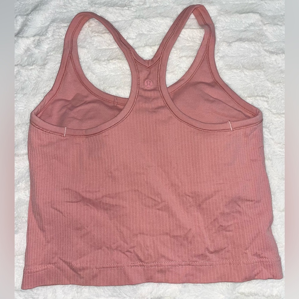 Lululemon Cropped Ribbed Tank - Picture 2 of 4